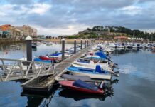 Portos instala un nuevo control de acceso a los pantalanes de náutica recreativa de Baiona
