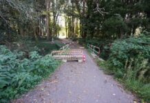 Comienzan las obras de reconstrucción del puente sobre el arroyo Fonte do Febreiro en Paramos