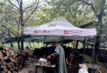 Roban una carpa serigrafiada y una carretilla de la Comunidad de Montes de Couso