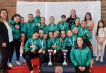 Buenos resultados para el club de gimnasia acrobática Gondomar Acro Club en el Campeonato Nacional