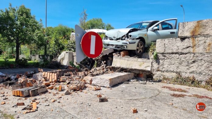aparatoso accidente ureca