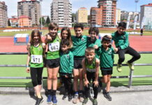 Seis medallas para la Sociedad Atlética Val Miñor en los Campeonatos Provinciales Xogade