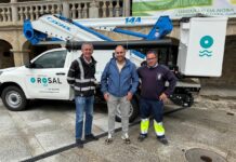 O Rosal cuenta con un nuevo vehículo con plataforma elevadora que mejorará servicios esenciales