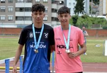 Sendos oros para los hermanos Sierpes en el Campeonato Gallego Sub18 de pista al aire libre