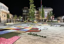 El CPA Gondomar homenajea a Salvador Dalí en su tradicional alfombra floral