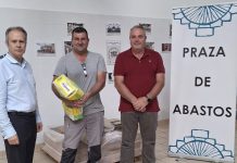 La plaza de abastos de A Guarda se encuentra en obras de mejora