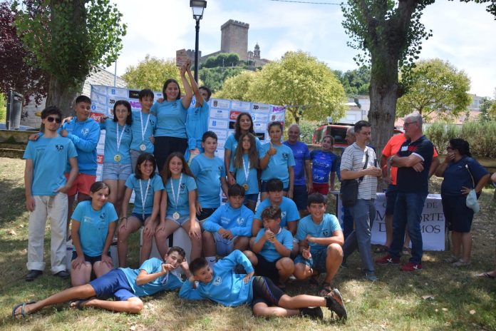 Ocho medallas, cinco de ellas de oro, para los Teixugos en la Copa Galega de Promoción de Eslalon