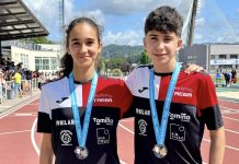 Oro y plata en el Campeonato Gallego Sub16 para Alejandro Santos y Paula Rocha