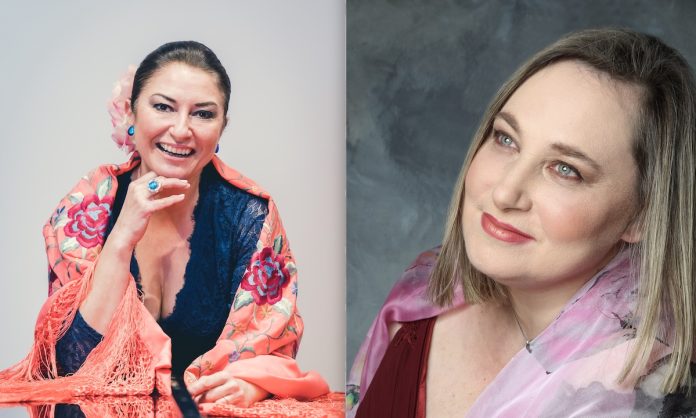 Montserrat martí Caballé y Simona Todaro Pavarotti