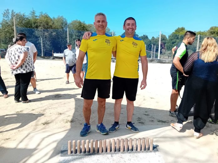 Roberto Paz y Sergio Fernández, san cibran, campeones españa