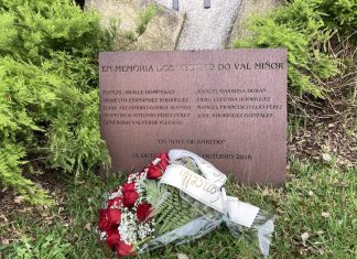 Nigrán conmemora el 90 aniversario de ‘A Volta dos Nove’ con una ofrenda floral en Panxón