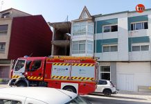 Una persona fue evacuada con síntomas de intoxicación por inhalación de humo en A Guarda
