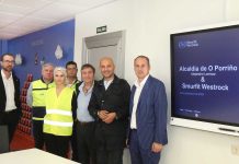 El alcalde de O Porriño visita las instalaciones de Smurfit Westrock en el polígono de A Granxa