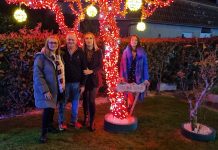 Más de 33.000 luces led iluminan la Navidad de una familia de Baiona en Zamáns