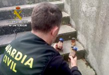 La Guardia Civil recoge ácido pícrico en distintos Institutos de Enseñanza Secundaria
