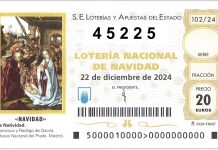 Lotería de Navidad 2024: Quinto premio 45225