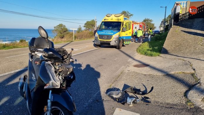 accidente dos motos oia