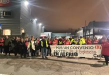 O persoal de Alfrío acorda en asemblea novos paros ante a falta de acordo no novo convenio