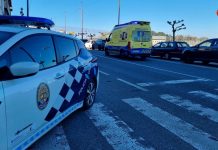 Un menor herido tras ser atropellado en un paso de peatones en Baiona