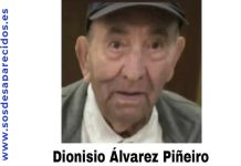 Piden ayuda para localizar a Dionisio Álvarez, de 91 años y desaparecido en Vigo