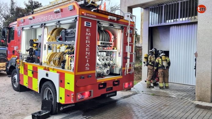 incendio desalojo edificio gondomar