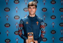Javi Rodríguez, premio Estrella Galicia de noviembre