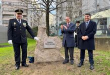 Caballero participa en la inauguración de la Plaza de la Policía Nacional