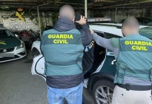 La Guardia Civil detiene al autor de dos robos con violencia en un establecimiento de Tui