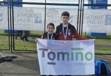 Sergio Silva, del atletismo Trega de Tomiño, Campeón Gallego Infantil de Cross Escolar