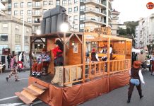 Baiona arranca el primer Carnaval de la comarca con 19 carrozas