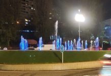 Las fuentes de Aragón se iluminan de verde por el Día Mundial Contra el Cáncer en Vías Biliares