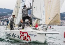 La flota de J80 vuelve a Baiona para medirse en una nueva jornada de la Liga de Invierno Baitra