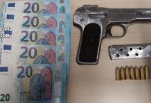 Detienen a un vecino de O Rosal que porta un arma corta sin ningún tipo de documentación