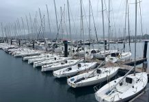 El temporal vuelve a dejar en tierra a la flota de J80 de la Liga de Invierno Baitra