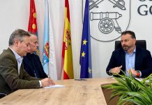 Gondomar analiza el progreso de las obras de urbanización de la primera fase de A Pasaxe