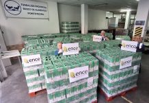 ENCE dona al Banco de Alimentos más 12.000 litros de leche y más de 3.000 kilos de conservas de carne