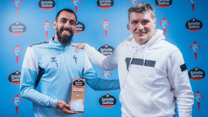 Borja Iglesias, MVP Estrella Galicia del mes de abril