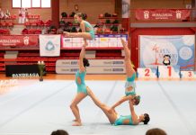 Dos oros y un bronce para el Gondomar Acro Club en el Campeonato Open Madrid