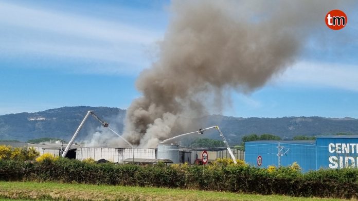 incendio industrial gandaras porriño