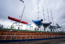 Los TP52 de la Galicia 52 Súper Series tocan agua en las Rías Baixas