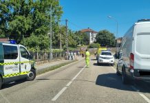 Herido grave un ciclista menor de edad en un accidente de tráfico en Tui