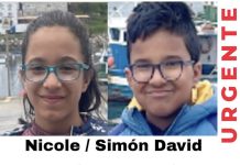 Buscan a Nicole y Simón David, dos menores desaparecidos en Fisterra