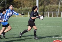 El club Gróvias F.G. inicia los entrenamientos de fútbol gaélico en O Baixo Miño