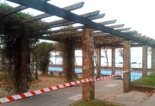 La pérgola de Samil se transforma en una zona verde para uso ciudadano