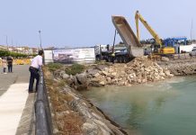 La Xunta asegura que el relleno de ampliación del puerto deportivo mejorará los servicios náuticos de Baiona