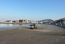 Praia America y Panxón amanecen sin un sólo agujero y con un 95% menos de la basura habitual