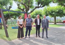 La Diputación renovará el parque infantil de la alameda de Tui