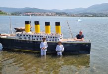 El Titanic de Izan, un niño de ocho años de Nigrán
