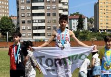 Oro y dos platas para la Sociedade Atlética do Trega en el Gallego Sub14