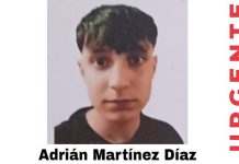 Buscan a Adrián Martínez, un menor de 16 años desaparecido en Monforte